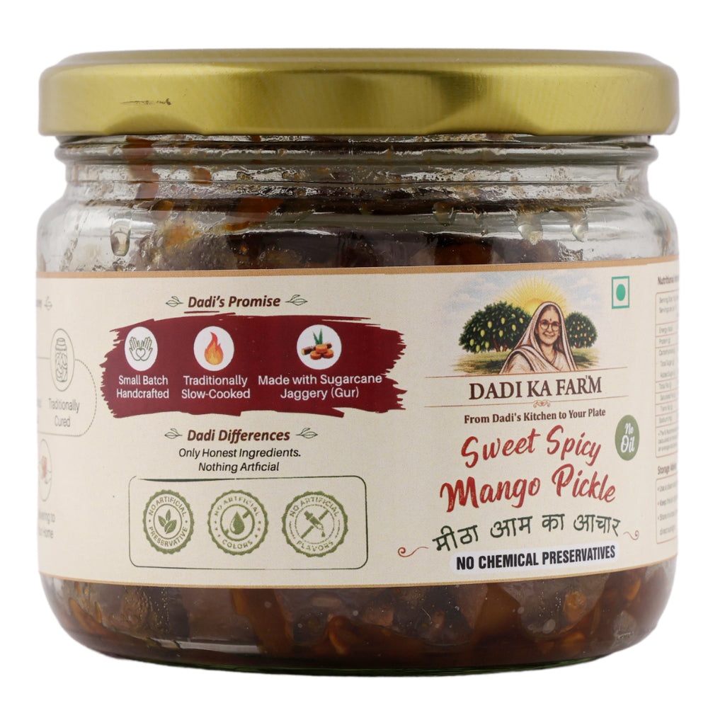 Sweet Spicy Mango Pickle
