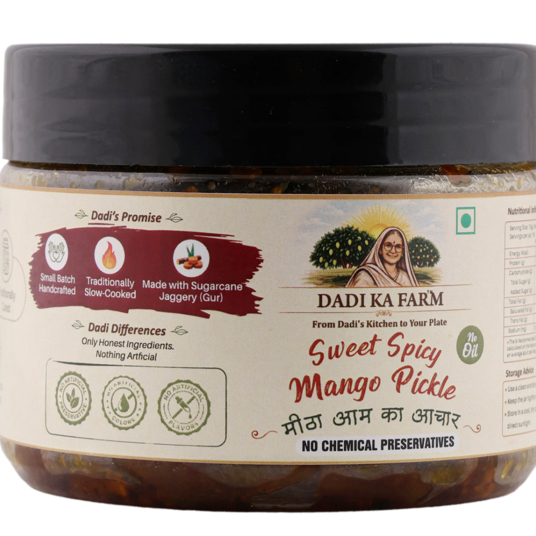 Sweet Spicy Mango Pickle
