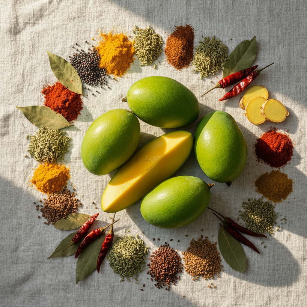 Mangoes with Masalas - Option A